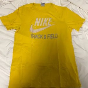 Nike | Shirts | Mens Nike Yellow Track 